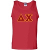 Delta Chi Lettered Tank Top(Red)