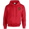 Delta Chi World Famous Greek Patch Hoodie – Red(Red)