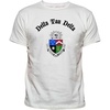 Delta Tau Delta DTD Vintage Crest T-Shirt(White)