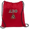 Greekgear Alpha Sigma Phi Crest Shield Cinch Sack