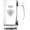 Greekgear Chi Phi Glass Engraved Mug Transparent