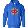 Greekgear Chi Phi Logo Hooded Sweatshirt(Royal Blue)