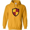 Greekgear Delta Chi Seal Hooded Sweatshirt(Gold)