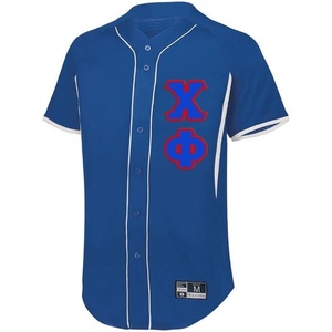 Chi Phi Lettered Baseball Jersey(Royal/White)