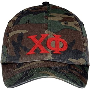 Chi Phi Lettered Camouflage Hat Military Camo