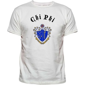 Chi Phi Vintage Crest T-Shirt(White)
