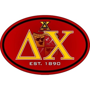 Delta Chi Color Oval Decal