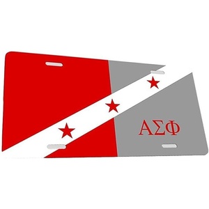 Greekgear Alpha Sigma Phi Flag License Cover
