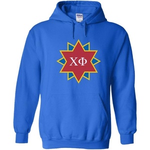 Greekgear Chi Phi Logo Hooded Sweatshirt(Royal Blue)