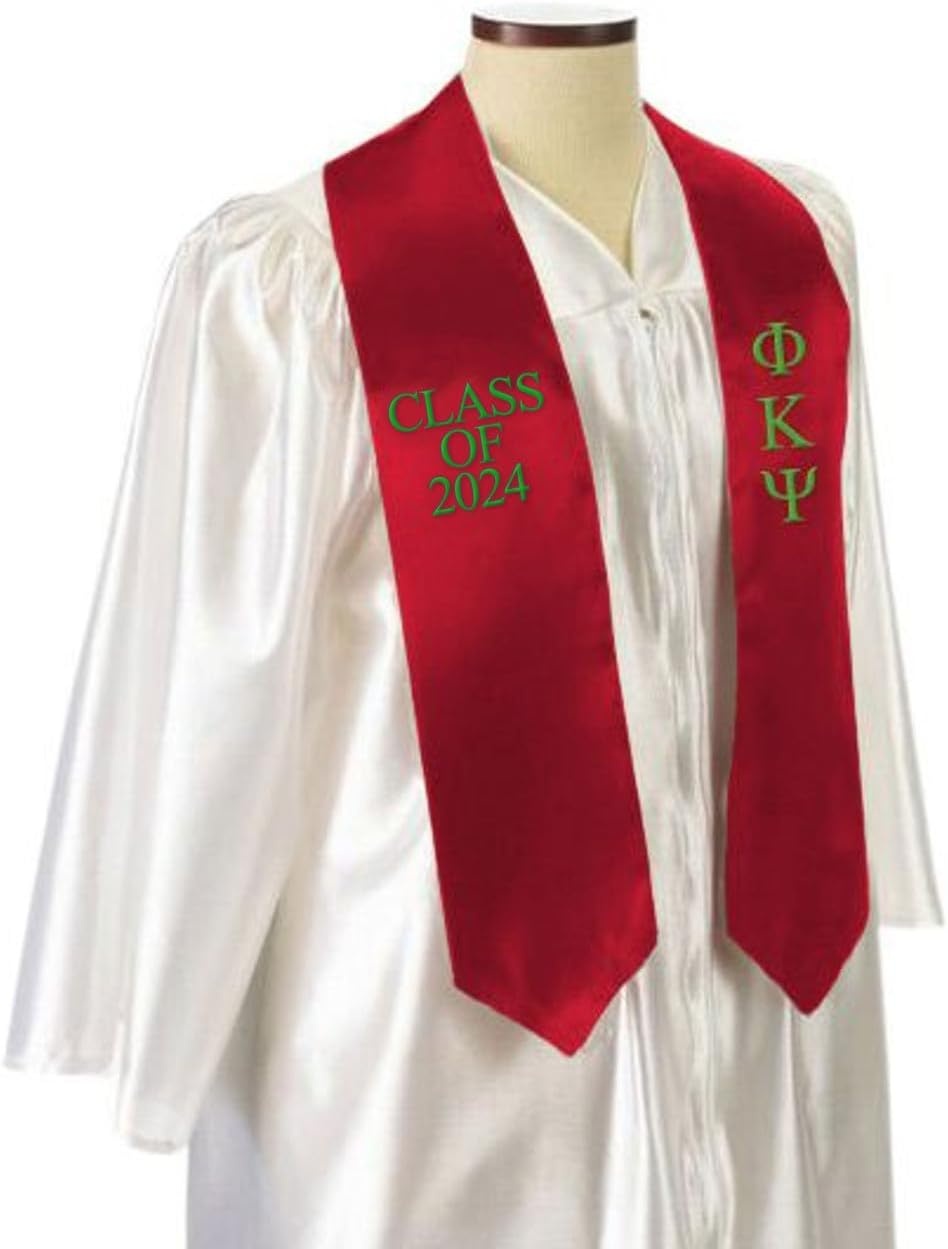 image:imageGreekgear Phi Kappa Psi Embroidered Graduation Sash Stole