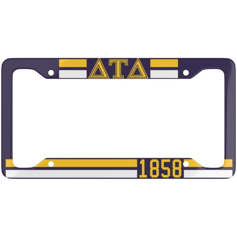 image:imageDelta Tau Delta DTD Year License Plate Frames