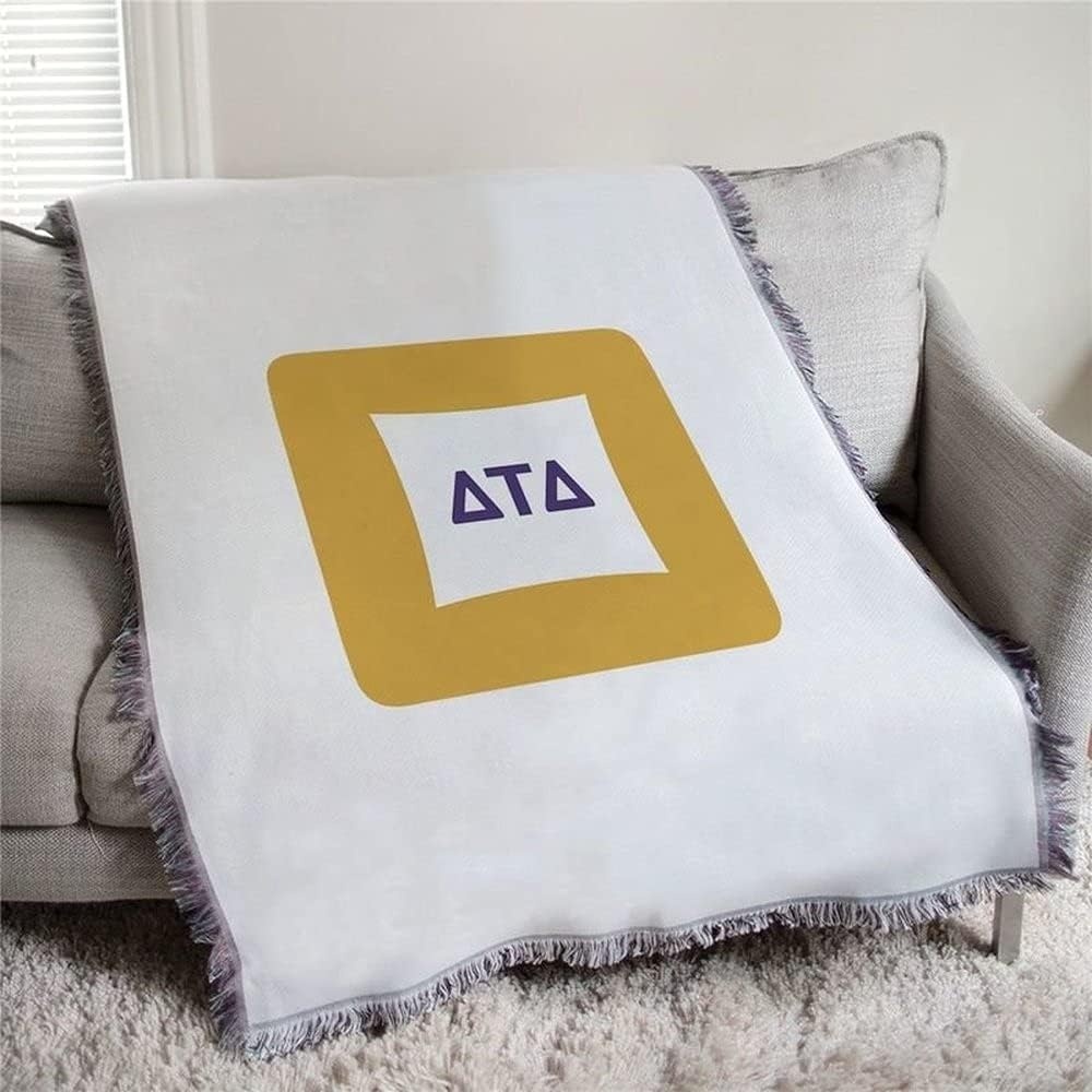 image:imageGreekgear Delta Tau Delta DTD Badge Afghan Blanket Throw