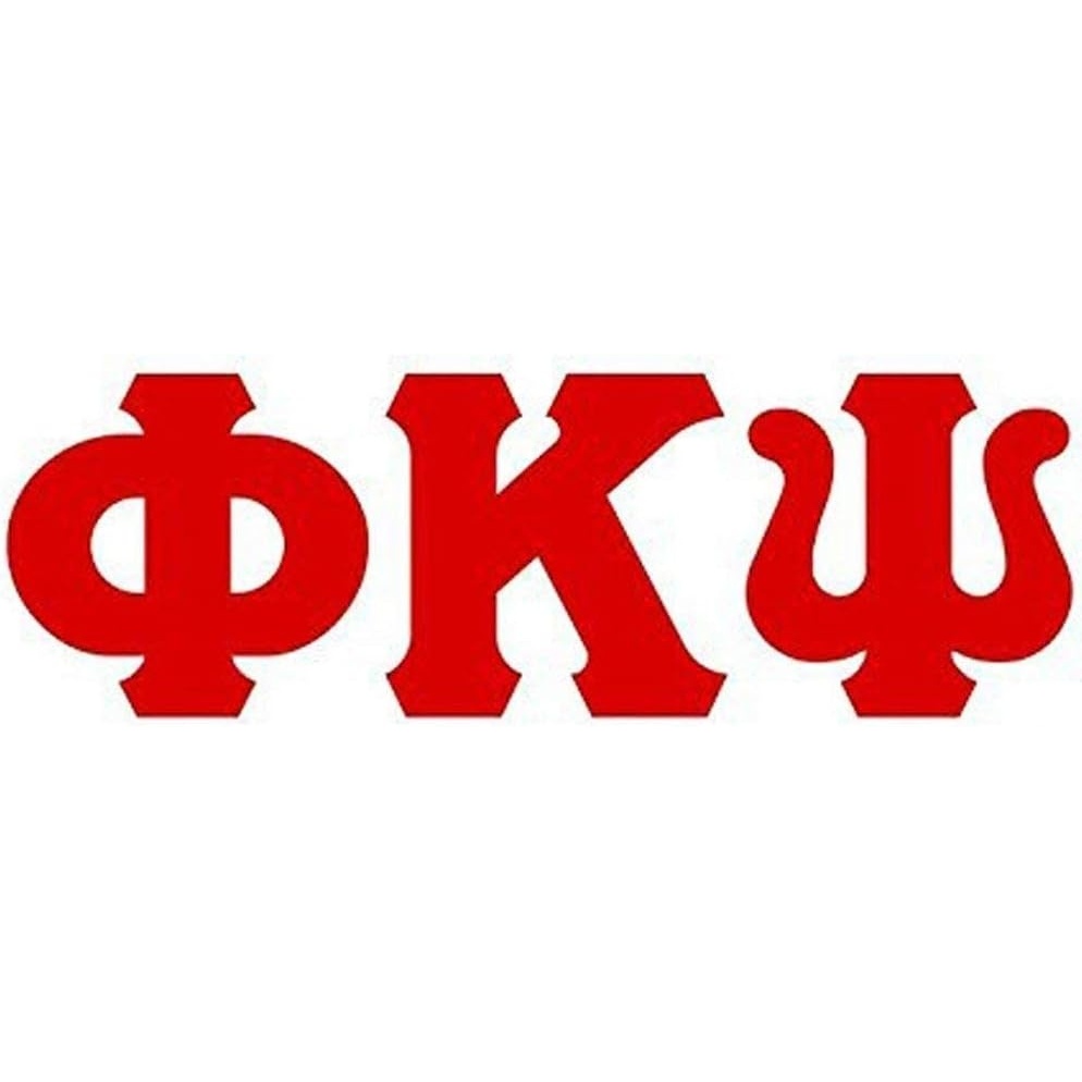 image:imagePhi Kappa Psi Big Greek Letter Window Sticker Decal 4 Inches RedRed