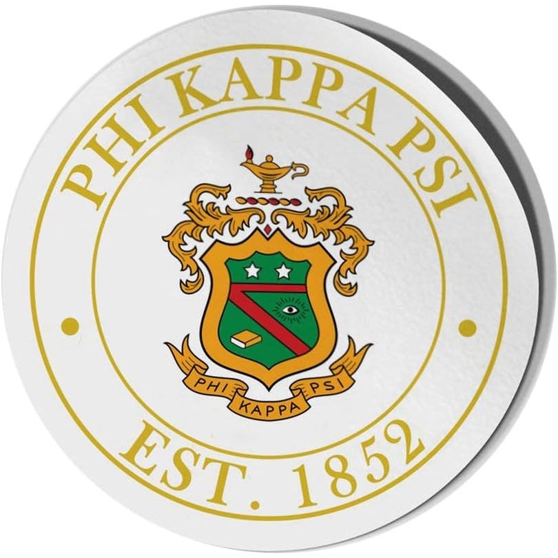 image:imagePhi Kappa Psi Circle Crest Shield Decal