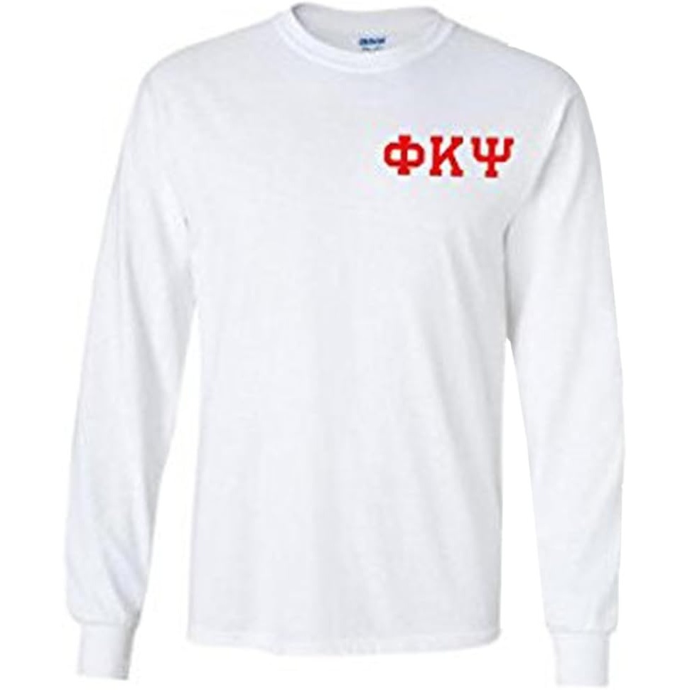 image:imagePhi Kappa Psi Flag Long Sleeve TShirtWhite