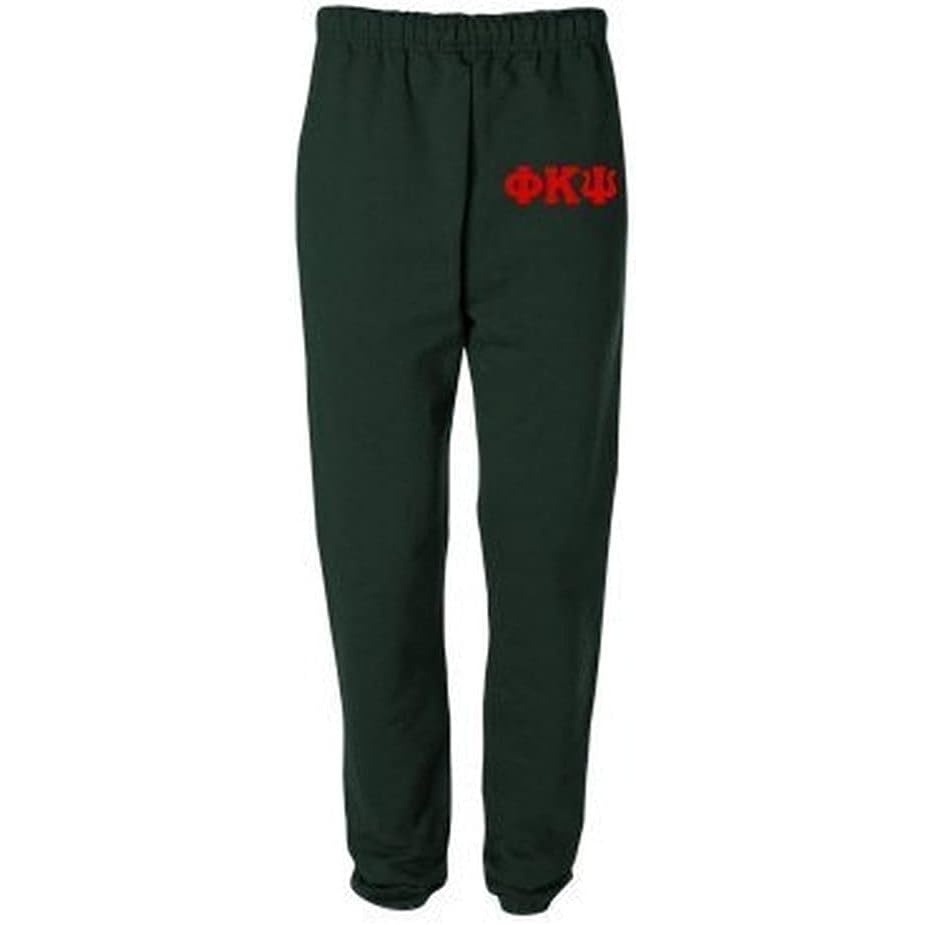 image:imagePhi Kappa Psi Greek Lettered Thigh SweatpantsForest Green