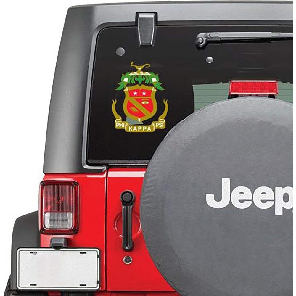 image:imagePhi Kappa Psi Large Greek Color Crest Decal Up to 12 Inch Tall
