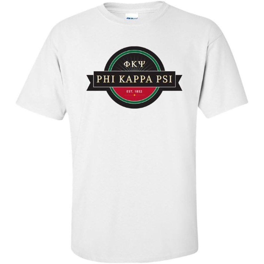 image:imagePhi Kappa Psi Logo Short Sleeve TeeWhite