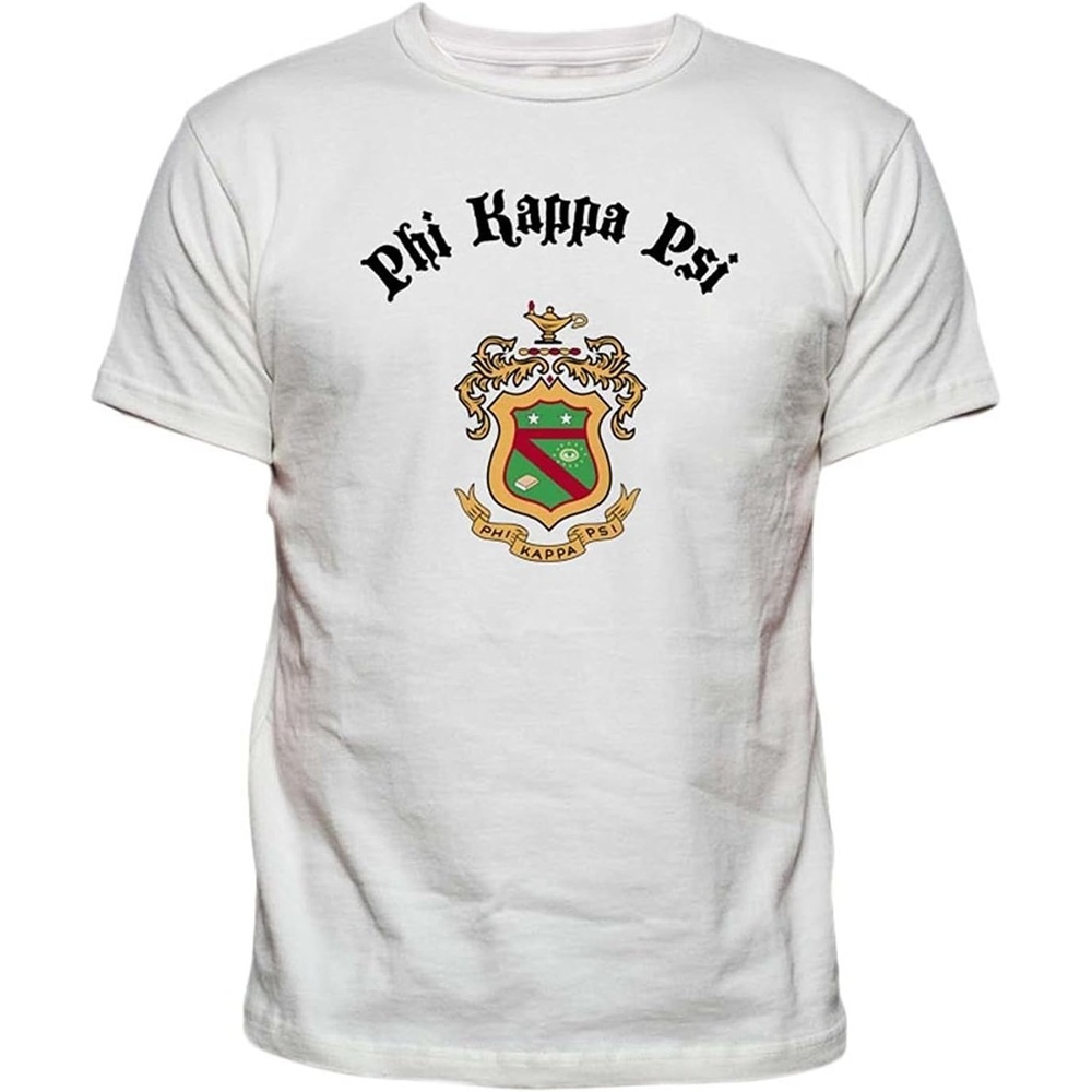 image:imagePhi Kappa Psi Vintage Crest TShirtWhite