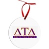Delta Tau Delta Classic Circle Ornaments
