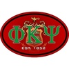Phi Kappa Psi Color Oval Decal