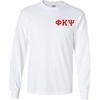 Phi Kappa Psi Flag Long Sleeve T-Shirt(White)