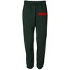 Phi Kappa Psi Greek Lettered Thigh Sweatpants(Forest Green)
