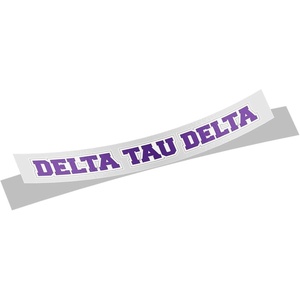 Delta Tau Delta DTD Long Window Sticker