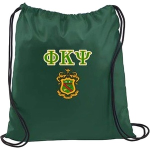 Greekgear Phi Kappa Psi Crest Shield Cinch Sack