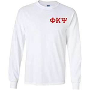 Phi Kappa Psi Flag Long Sleeve T-Shirt(White)