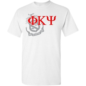 Phi Kappa Psi Greek Crest T-Shirt(Light Grey)