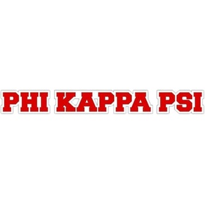 Phi Kappa Psi Long Window Sticker
