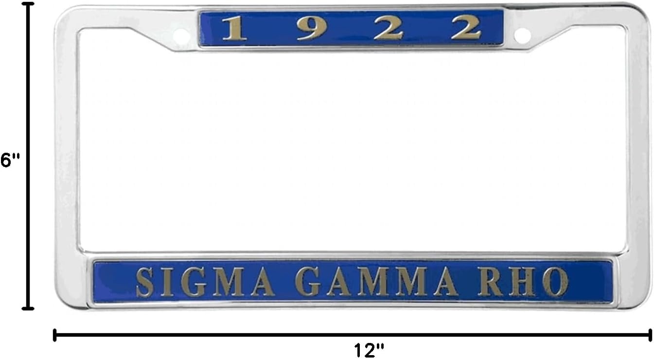 image:imageSigma Gamma Rho Metal License Plate Frame