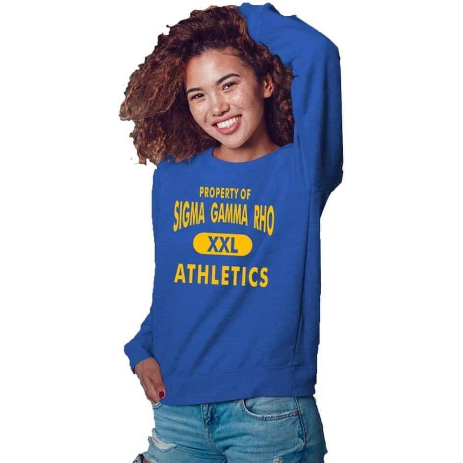 image:imageGreekgear Sigma Gamma Rho Athletics Crewneck SweatshirtRoyal Blue