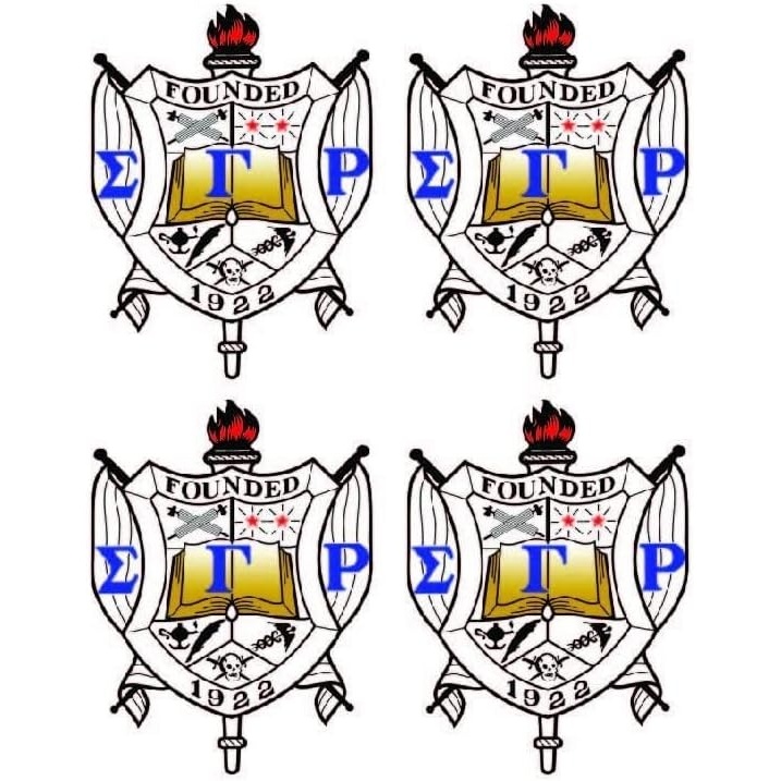 image:imageSigma Gamma Rho Crest Sticker Sheet