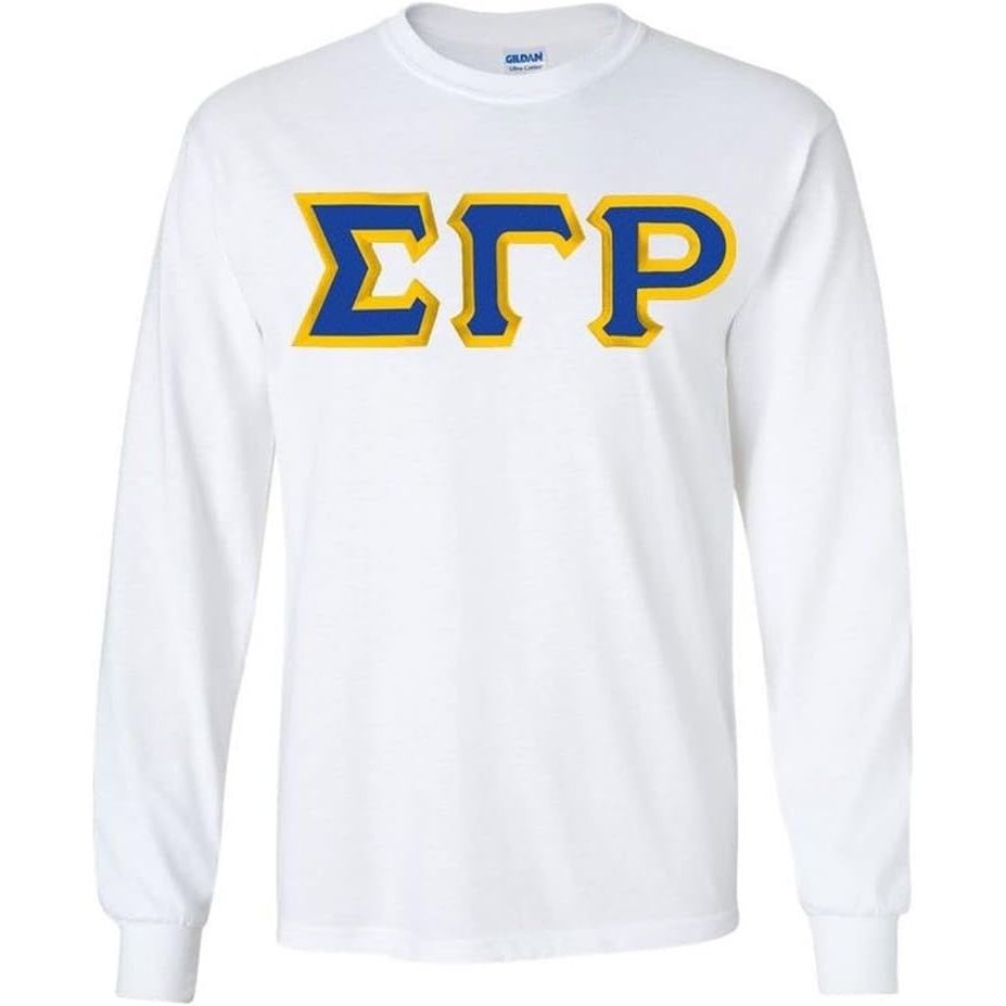 image:imageSigma Gamma Rho Custom Twill Long TeeWhite