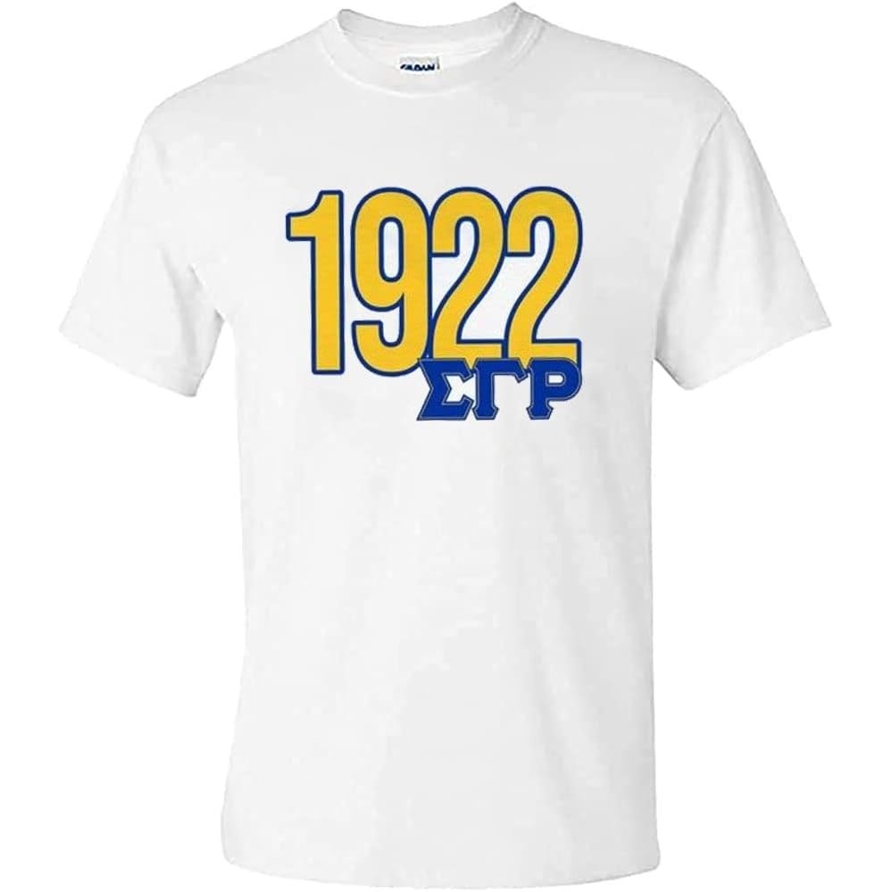 image:imageSigma Gamma Rho Greek Established Year TeeWhite
