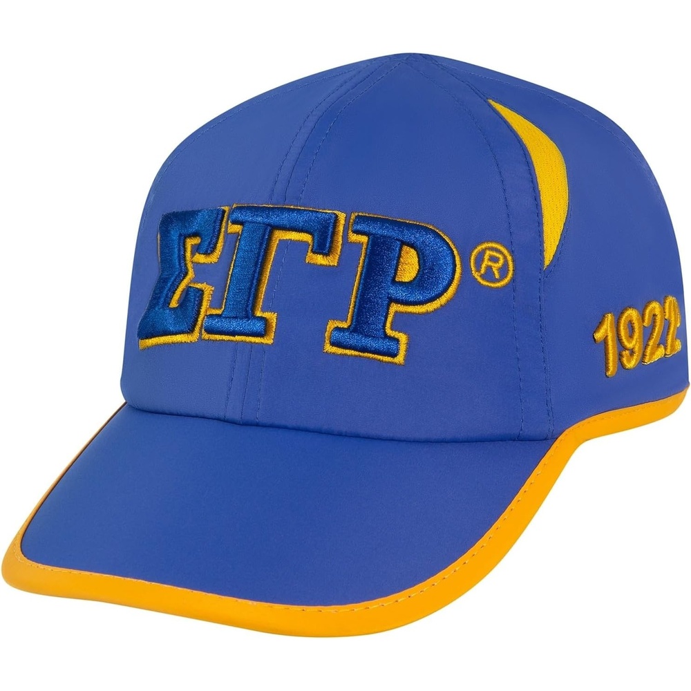 image:imageSigma Gamma Rho Greek Featherlight Cap RoyalGold