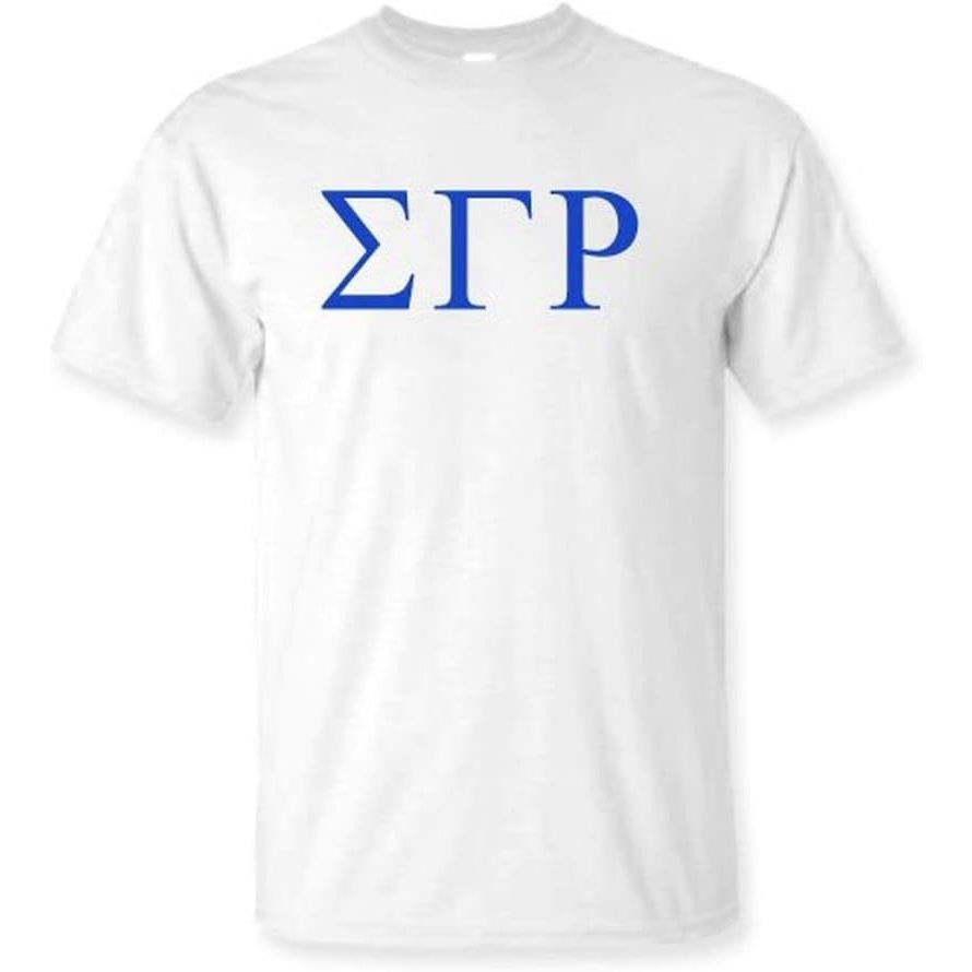 image:imageSigma Gamma Rho Lettered TeeWhite