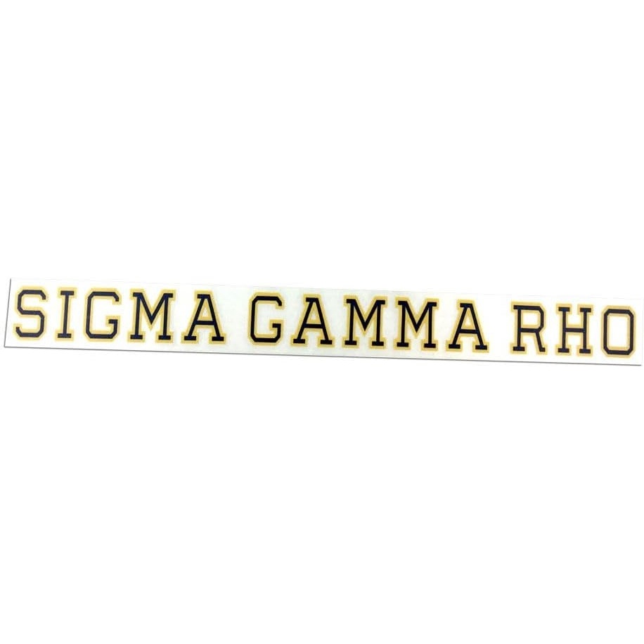 image:imageSigma Gamma Rho Long Window Decals Stickers