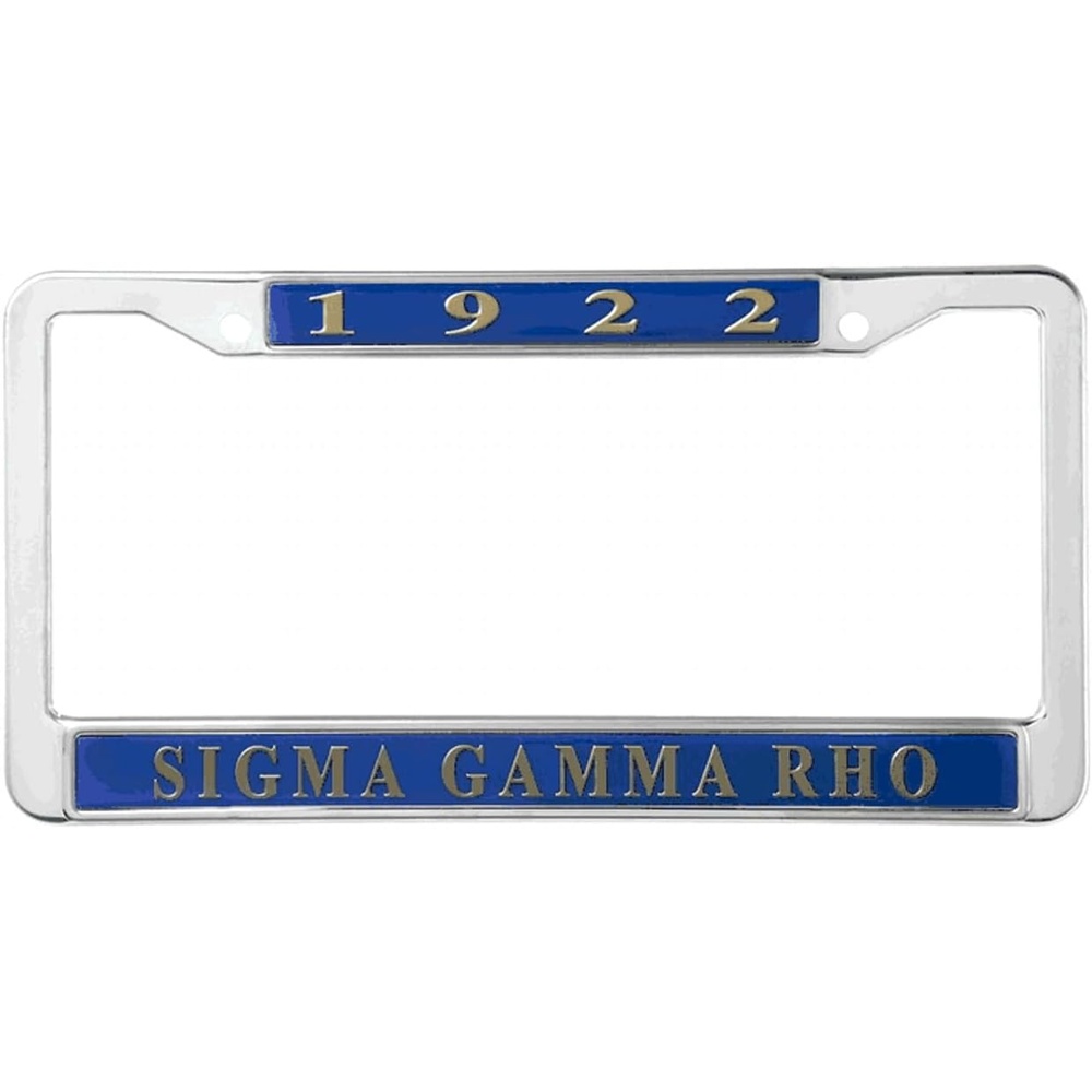 image:imageSigma Gamma Rho Metal License Plate Frame