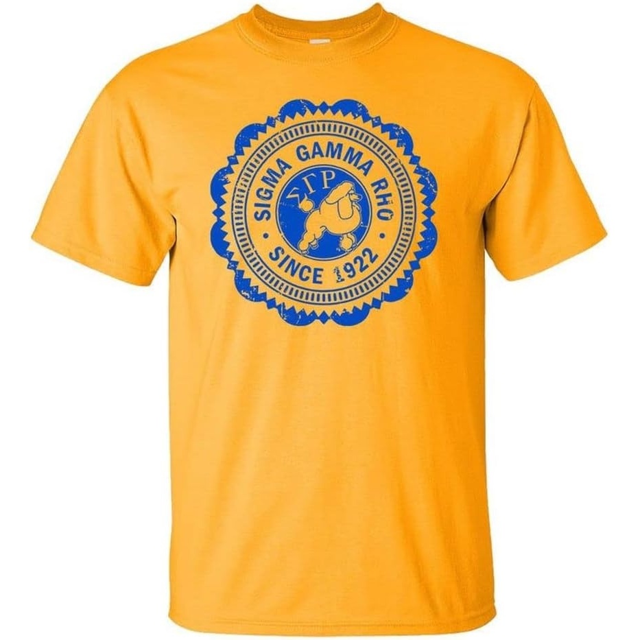 image:imageSigma Gamma Rho Old Seal TShirtGold