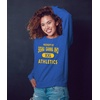 Greekgear I Love Sigma Gamma Rho Crewneck Sweatshirt(Royal Blue)