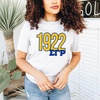 Sigma Gamma Rho Greek Established Year Tee(White)