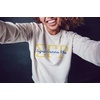 Sigma Gamma Rho Greek Type Crewneck Sweatshirt(Ash Grey)