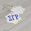 Sigma Gamma Rho Holiday Cheer Ceramic Ornament Circle(Snowflake)