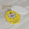 Sigma Gamma Rho Holiday Color Mascot Christmas Ornaments