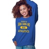 Greekgear I Love Sigma Gamma Rho Crewneck Sweatshirt(Royal Blue)
