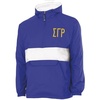 Greekgear Sigma Gamma Rho Fabulous Font Pullover Anorak(Royal Blue With White Sripe)
