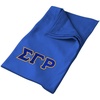 Greekgear Sigma Gamma Rho Lettered Twill Sweatshirt Blanket Royal Blue